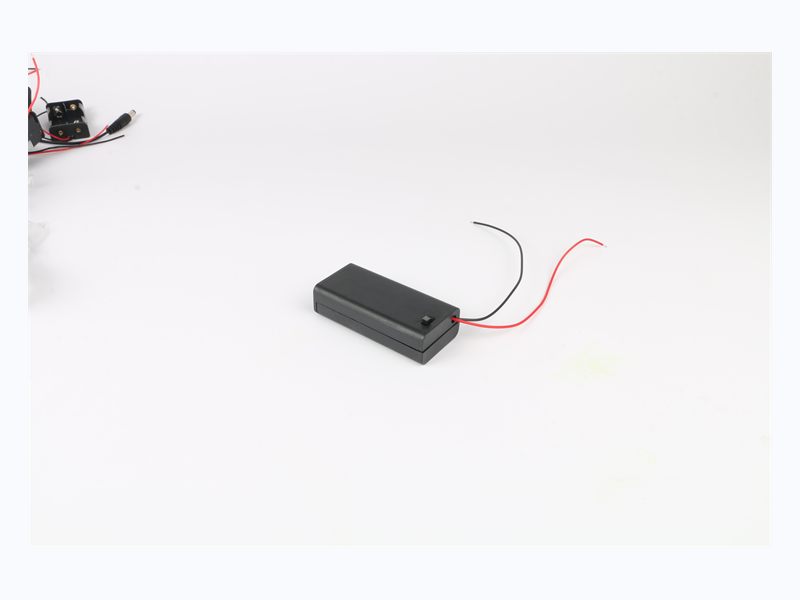 2-cell AA battery holder with cover and switch