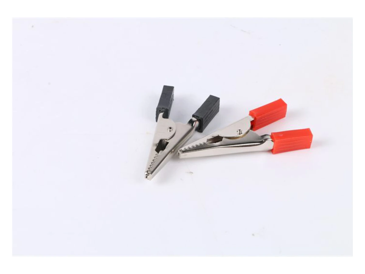 028 Large Nickel-Plated Toothed Alligator Clip
